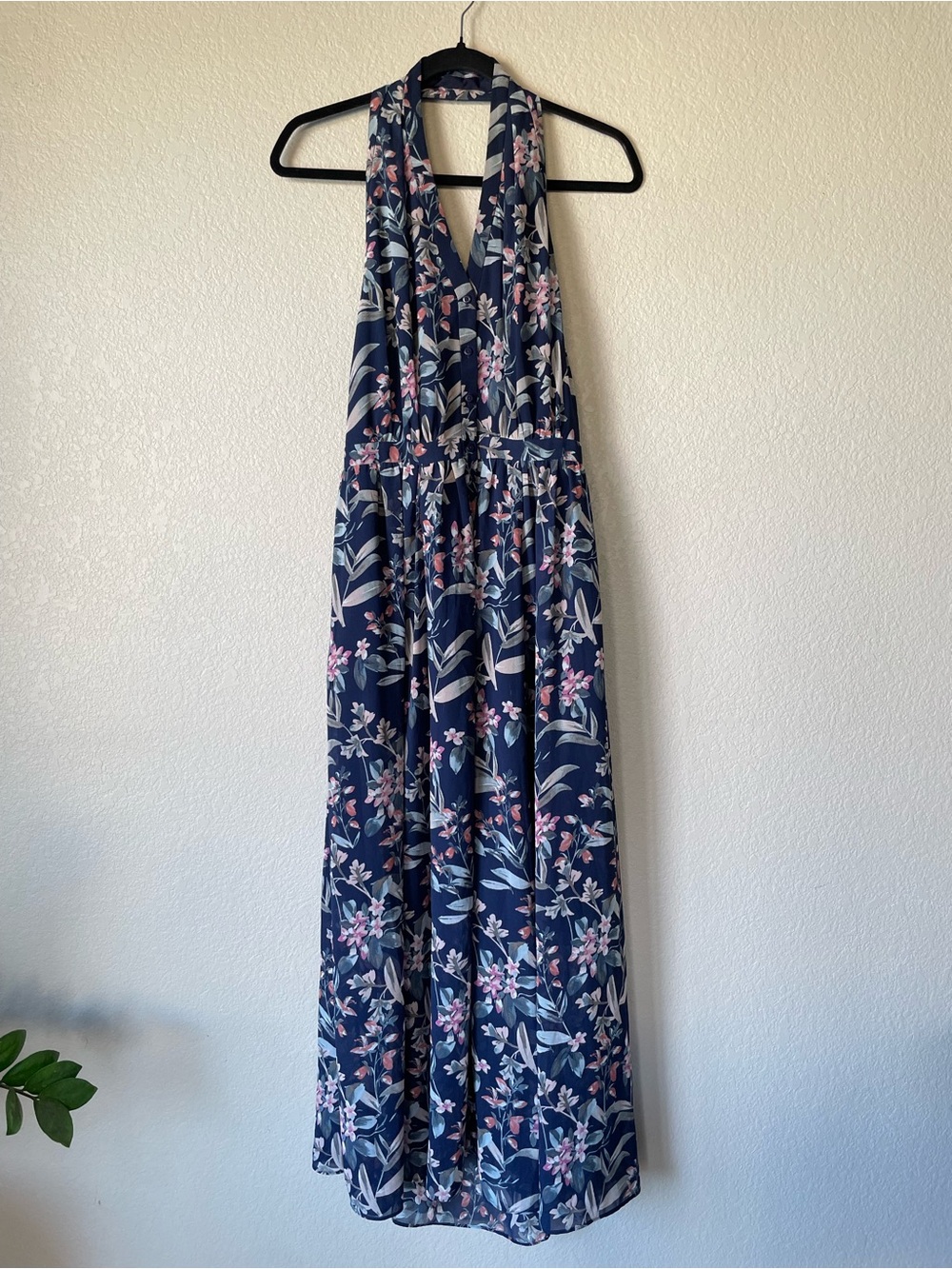Gal Meets Glam Siena Floral Halter Maxi Dress Size 6 Anthropologie